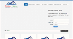 Desktop Screenshot of dreamhouse.lk